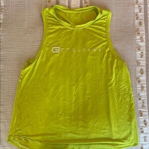 CycleBar Neon Yellow Sleeveless Top